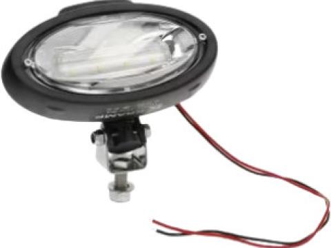 LA104491 KRAMP Munkalámpa LED, 40W, 3500lm, oval, 12-24V,190x107x63mm, extra széles terítőfény