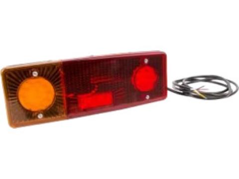 LA40019 KRAMP Multifunkciós bal hátsó LED lámpa, téglalap, 12-24 V, 287,5x100,5x65 mm