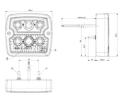 LA80032 KRAMP LED-es multifunkciós első lámpa