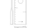 0009520430KR Kramp Kaszapenge bal 115x48x4 mm, Ø19 mm-es furat, Claashoz, 25-ös csomag