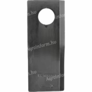 134309KR Kramp Kaszapenge bal 112x48x4 mm, Ø19 mm-es furat, Fella-hoz/Krone-hoz, 25-ös csomag