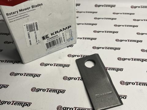 434969KR Kramp Kaszapenge bal 112x49x4 mm, Ø21 mm-es furat, Pöttingerhez, 25-ös csomag