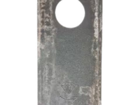 434977KR Kramp Kaszapenge bal 100x48x4 mm, Ø21 mm-es furat, Pöttingerhez, 25-ös csomag