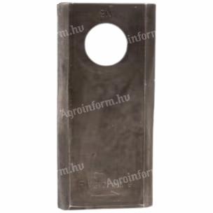 K6801410KR Kramp Kaszapenge bal 105x48x4,3 mm, Ø20 mm-es furat, Kuhnhoz, 25-ös csomag