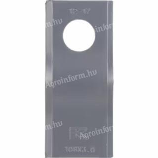 VGCM120108KR Kramp Kaszapenge bal/jobb 108x47x3 mm, Ø21 mm-es furat, PZ-hez/Marangonhoz, 25-ös csomag