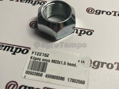 FT22152 KRAMP Kúpos anya M22x1,5 homl. FT22152 KRAMP Kúpos anya M22x1,5 homl.