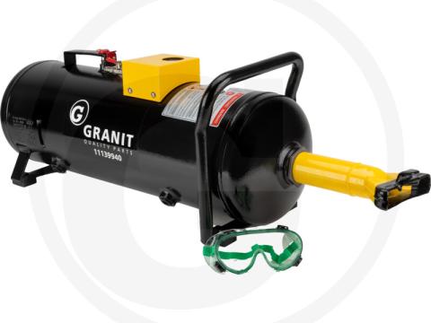 11139940 Granit AirBlast – Professzionális Mobil Levegőágyú és Perem-beugrasztó (40L)