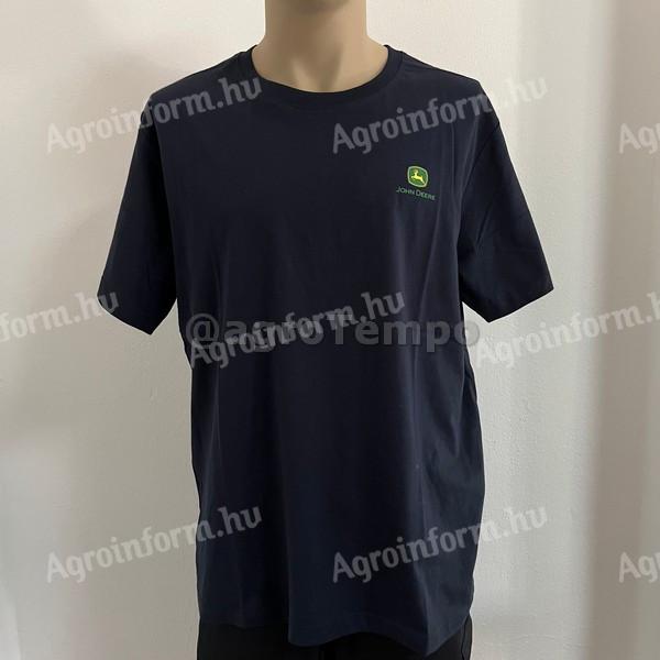 MCS300200186 John Deere Póló XL, XXL - sötétkék színű
