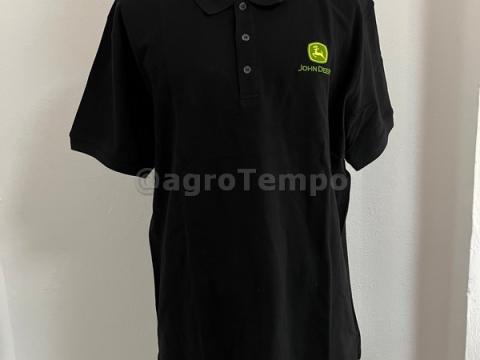 MCS300200287 John Deere Póló, fekete XXL MCS300200287 John Deere Póló, fekete XXL