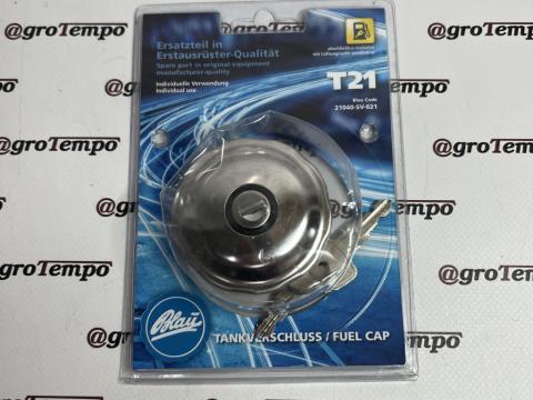 FCMT21 Üz.any.töltő-cső lezárható kék