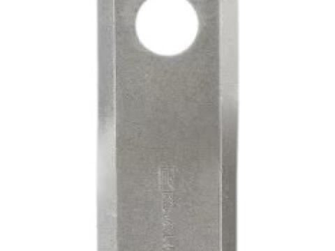 56151200KR, Kramp, Kaszapenge bal 93x40x3 mm, Ø16,25 mm-es furat, Kuhnhoz/John Deere-hez/New Hollandhoz, 25-ös csomag