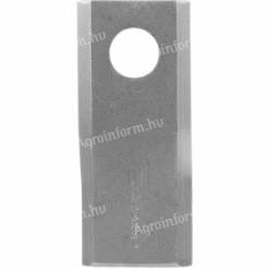 56151300KR, Kramp, Kaszapenge jobb 93x40x3 mm, Ø16,25 mm-es furat, Kuhnhoz/John Deere-hez/New Hollandhoz, 25-ös csomag