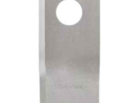 0009041788KR, Kramp, Kaszapenge bal 105x48x3 mm, Ø19 mm-es furat, Niemeyerhez, 25-ös csomag 0009041788KR, Kramp, Kaszapenge bal 105x48x3 mm, Ø19 mm-es furat, Niemeyerhez, 25-ös csomag