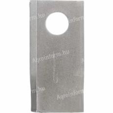 121713KR, Kramp, Kaszapenge jobb 98x48x4 mm, Ø19 mm-es furat, Fella-hoz/Fortschritthez, 25-ös csomag