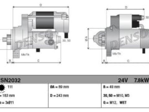 DSN2032 Denso Önindító DSN2032 Denso Önindító