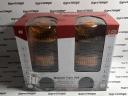 LA20095 Kramp 2 db szinkronizálható LED-es TWIN forgóvillogó készlet, 12-24 V, flexibilis