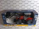 03047 BRUDER Traktor - Massey Ferguson 7624, elülső rakodóval - BRUDER 3047
