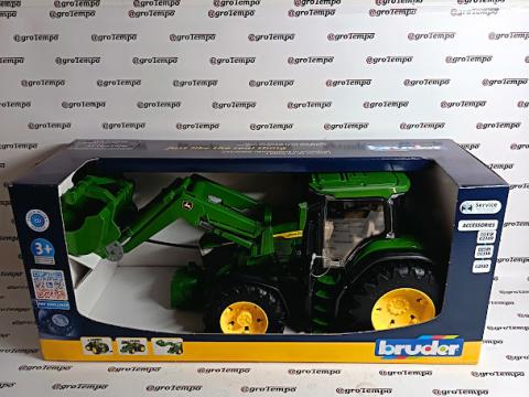 03151 BRUDER John Deere 7R 350 traktor homlokrakodóval - Bruder 3151 03151 BRUDER John Deere 7R 350 traktor homlokrakodóval - Bruder 3151