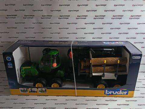 02133 BRUDER Erdei traktor - John Deere 1210E - Bruder 2133 02133 BRUDER Erdei traktor - John Deere 1210E - Bruder 2133