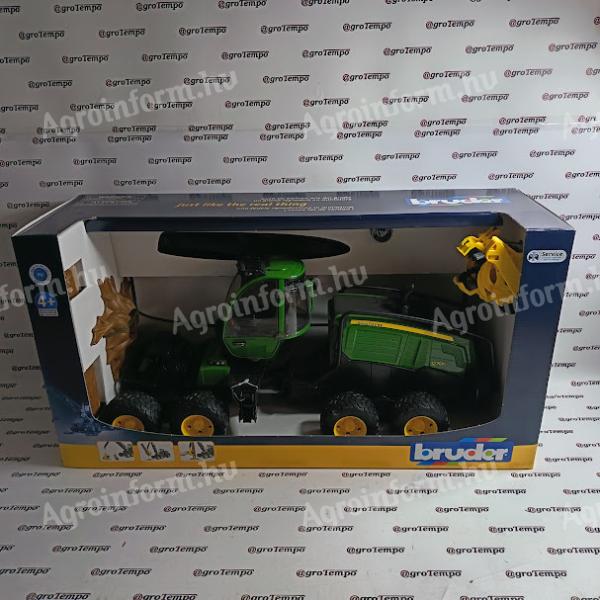 02135 BRUDER John Deere 1270G fakitermelő gép farönkkel - Bruder 2135