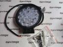 LA10046 LED-es munkalámpa, 36 W, 2850 lm, kerek, 10/30 V, Ø113,9 mm, fényvető, 18 LED-es, Kramp