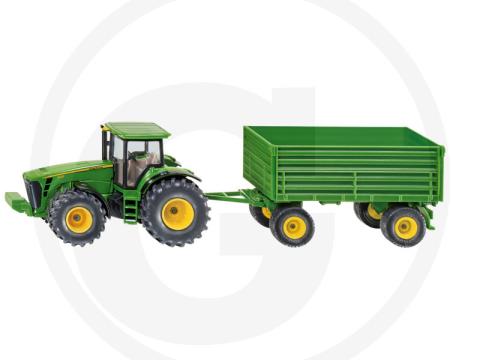 6001953 Siku John Deere Utánfutóval