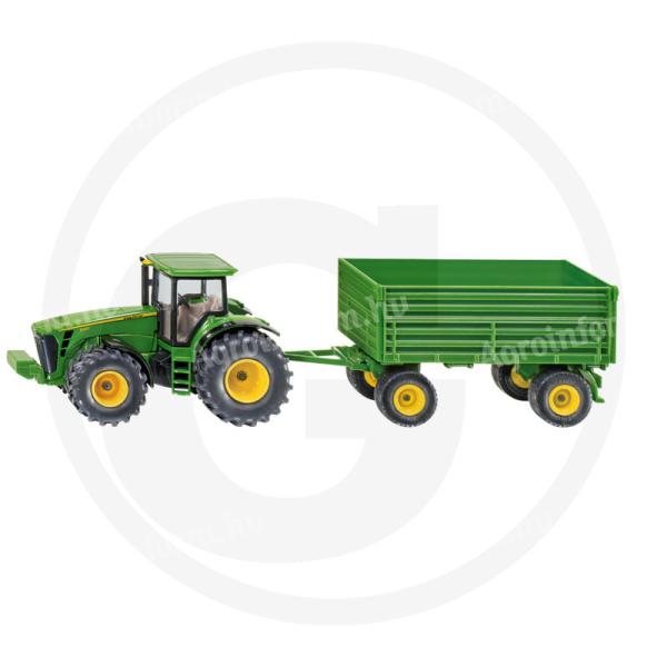 6001953 Siku John Deere Utánfutóval