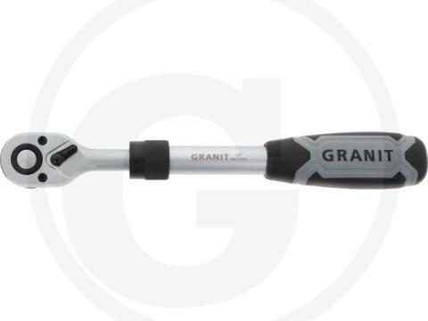 19414755 GRANIT BLACK EDITION 1/2” teleszk., átkapcs., racsn. hajtókar