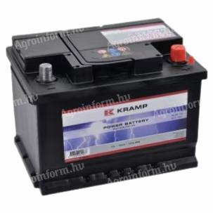 560409054KR Kramp Akkumulátor 12 V 60 Ah feltöltött