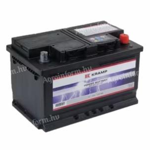 568403057KR Kramp Akkumulátor 12 V 68 Ah feltöltött