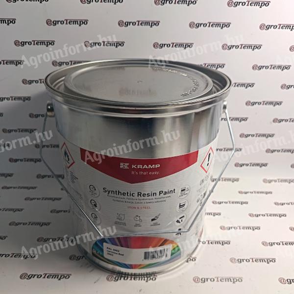 300212KR Kramp festék RAL 3002 kárminvörös 5 l
