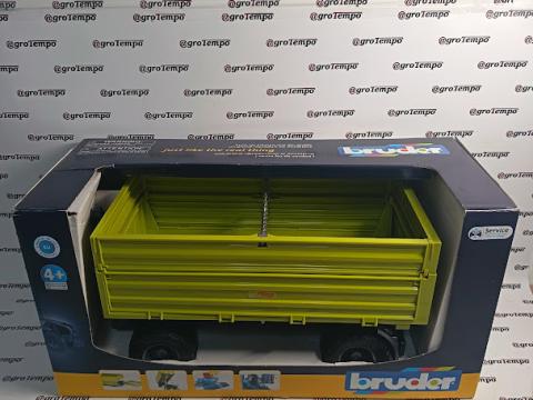 02203 Bruder 3 oldalra billenő pótkocsi Fliegl