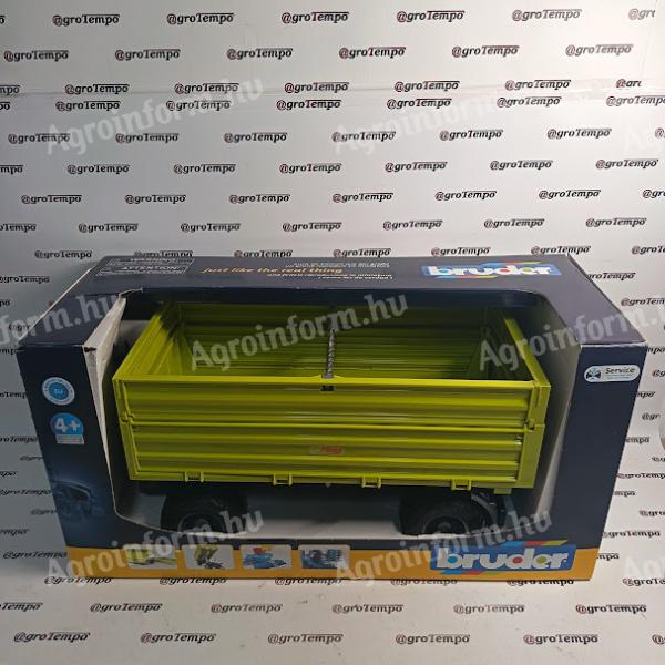 02203 Bruder 3 oldalra billenő pótkocsi Fliegl