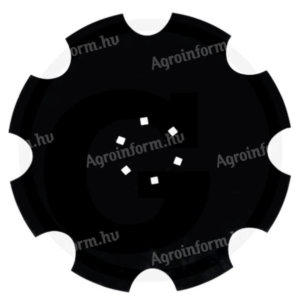 405405140 GRANIT Tárcsalap Csipkés, Ø 460 mm