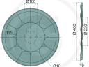 1800280009 GRANIT Nyomjelző tárcsa