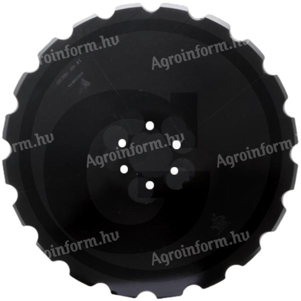 18028 H2234360 GRANIT Tárcsalap Finoman csipkézett, Ø 510 x 6 mm Ø fura = 11 mm lyukkör Ø = 100 mm