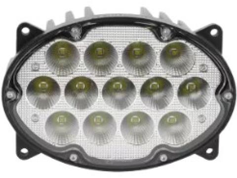 LA10559 Kramp LED-es munkalámpa, 65 W, 5200 lm, ovális, 10/30 V, 161x110x90 mm, széles sugarú, 13 LED-es, H4