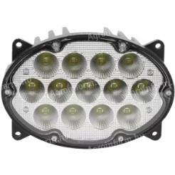 LA10559 Kramp LED-es munkalámpa, 65 W, 5200 lm, ovális, 10/30 V, 161x110x90 mm, széles sugarú, 13 LED-es, H4