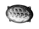LA10642 Kramp LED munkalámpa, 65W, 7200lm, ovális, 10/30V, 180x120x90mm, H9 csatlakozó, reflektor