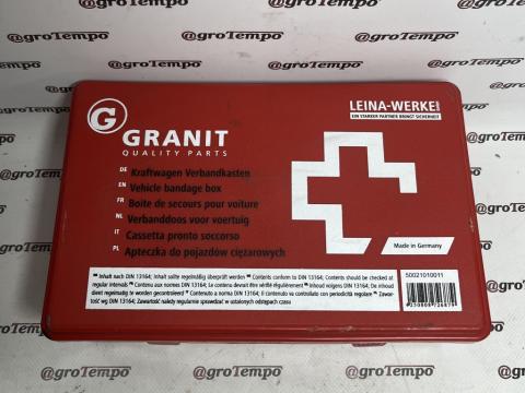 50021010011 GRANIT Elsősegélydoboz Gépjárművekbe, DIN 13164-B szabvány szerint feltöltve 50021010011 GRANIT Elsősegélydoboz Gépjárművekbe, DIN 13164-B szabvány szerint feltöltve