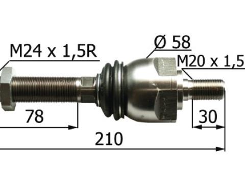 900521 Axiálcsukló