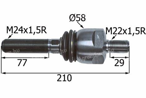 802762 Axiálcsukló