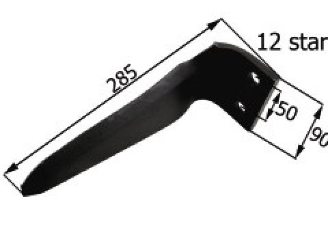 MAE010146 KVERNELAND Forgóborona-fog jobb 12 mm
