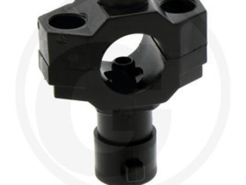 670400220 ARAG Egyállású fúvókatartó Rögzítőbilinccsel Ø cső 20 mm, Ø furat 7 mm