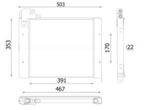 AC1138000P MAHLE klíma kondenzátor