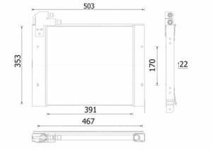 AC1138000P MAHLE klíma kondenzátor