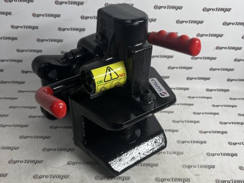 ZAF11_B-d21 SAPALA Vonófej automata 38mm-es csappal Sapala /140x80xd21 - D105kN - S2500 / fekete