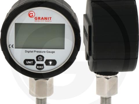 85050001 GRANIT Digitális nyomásmérő óra D=80 mm, 0-700 bar