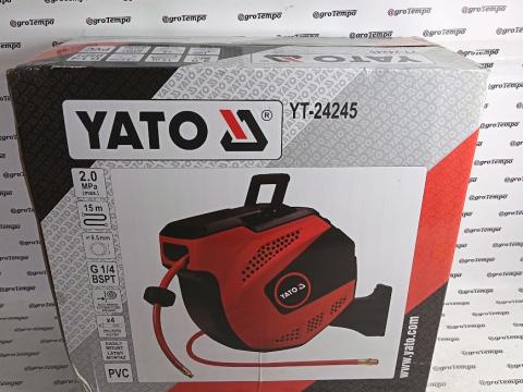 YT-24245 YATO Automata pneumatikus tömlődob 9,5 mm 15 m YT-24245 YATO Automata pneumatikus tömlődob 9,5 mm 15 m