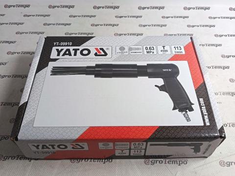 YT-09910 YATO Pneumatikus tűs rozsdaleverő (19 tűs) YT-09910 YATO Pneumatikus tűs rozsdaleverő (19 tűs)